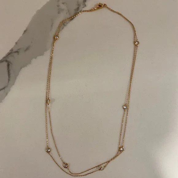 Nadri Jewelry Nadri Rose Gold Necklace Poshmark